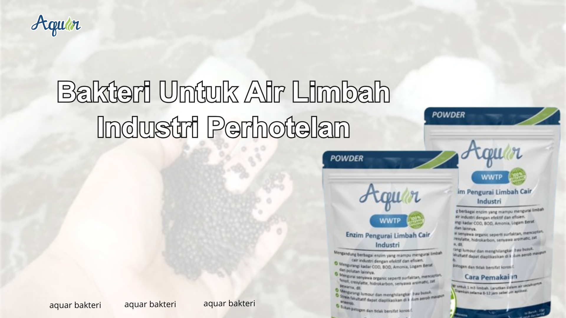 Bakteri Untuk Air Limbah Industri Perhotelan