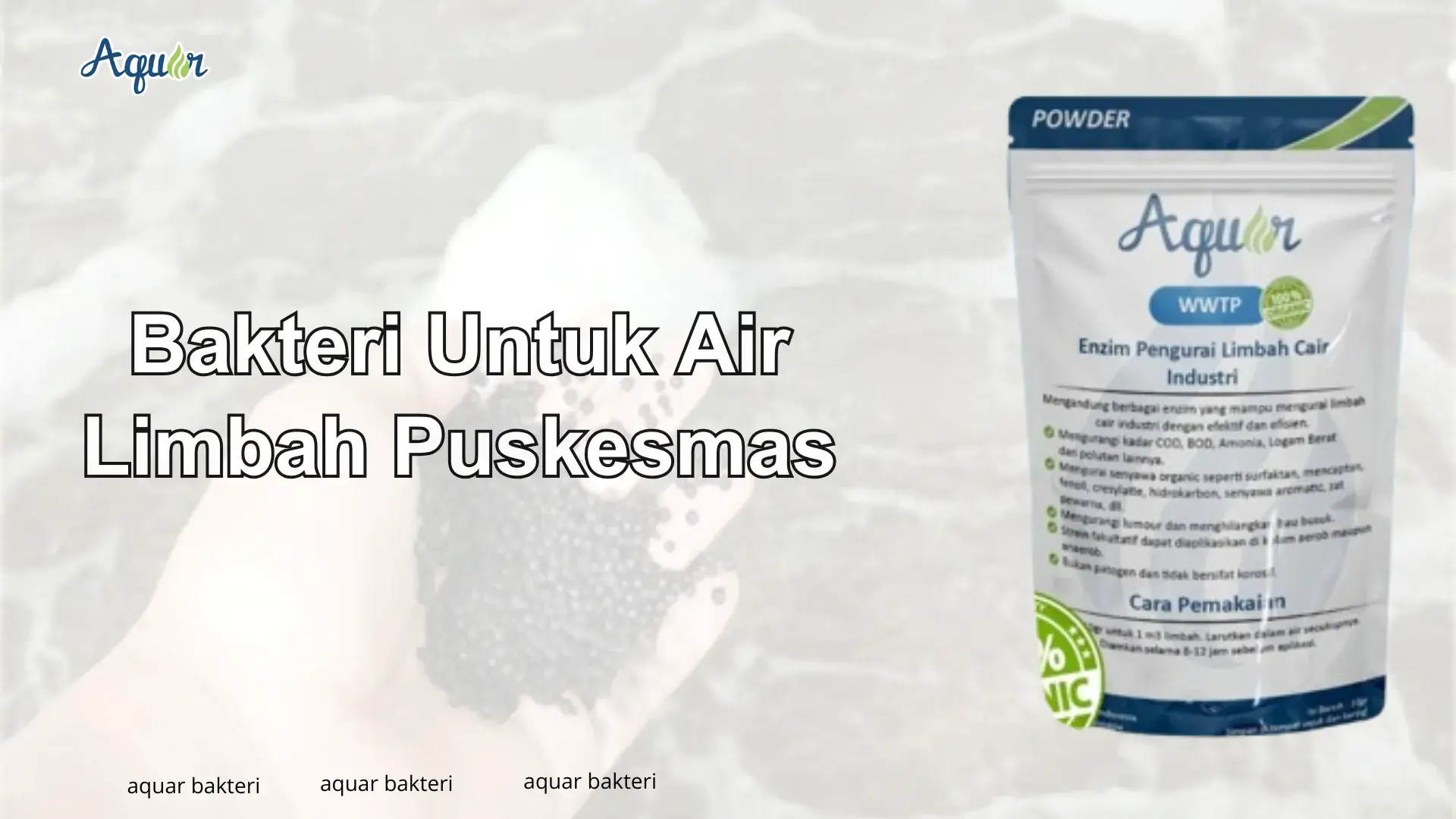 Bakteri Untuk Air Limbah Puskesmas