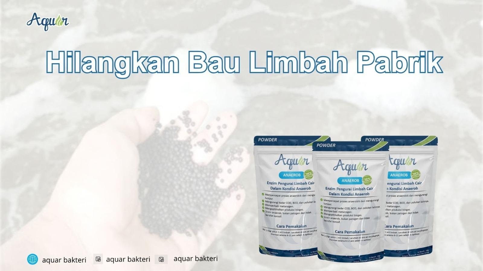 Hilangkan Bau Limbah Pabrik