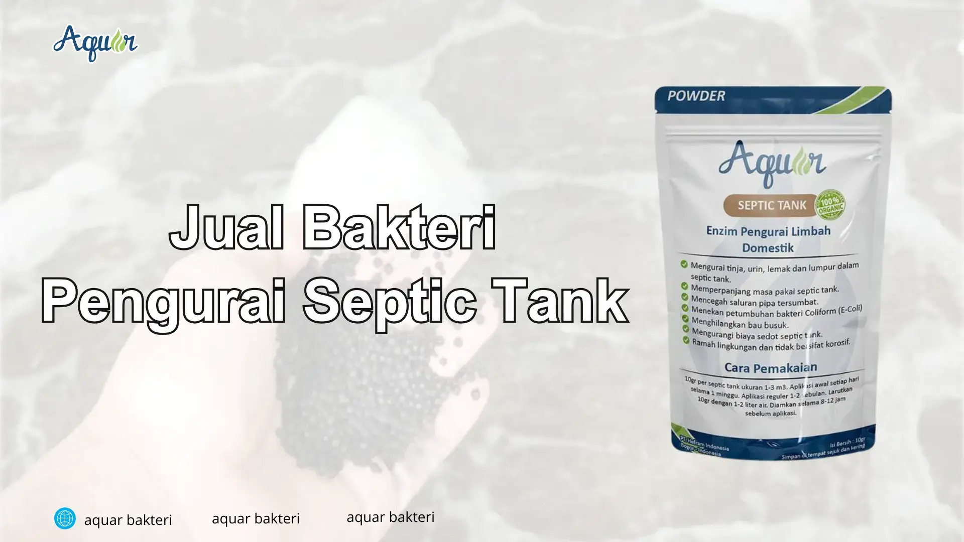 Jual Bakteri Pengurai Septic Tank