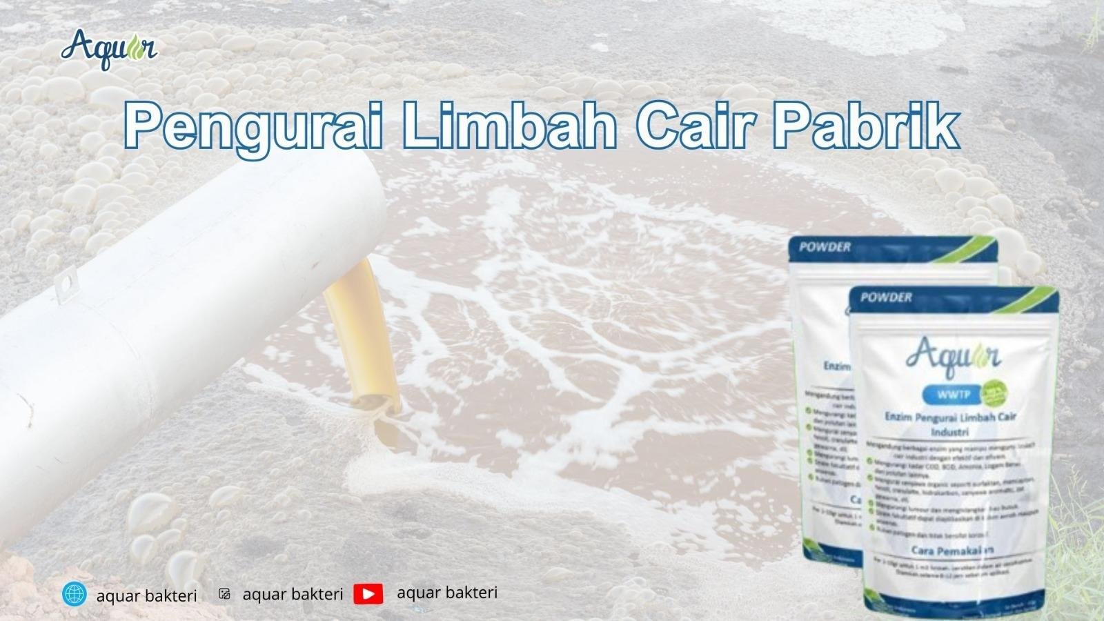 Pengurai Limbah Cair Pabrik