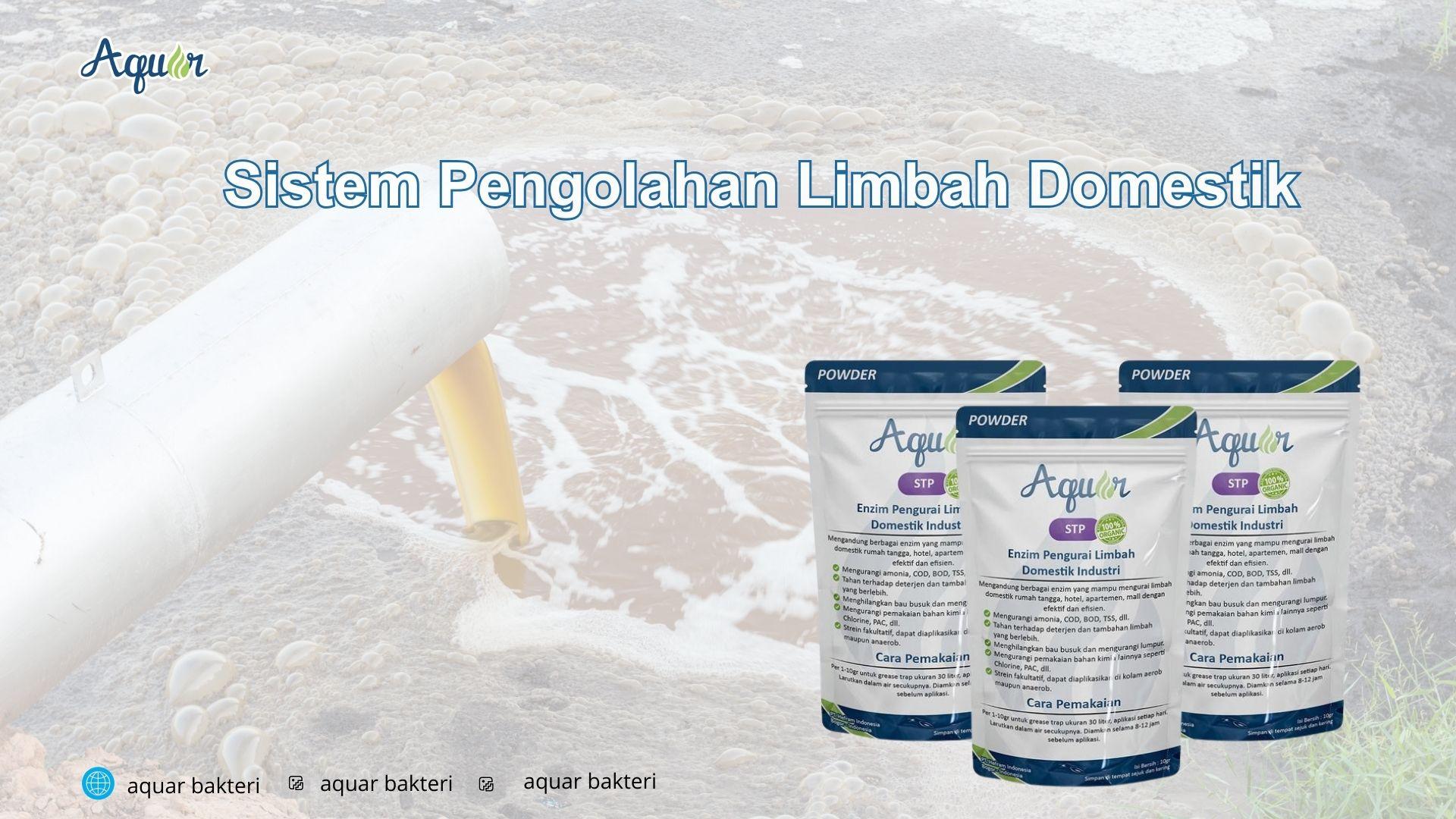Sistem Pengolahan Limbah Domestik
