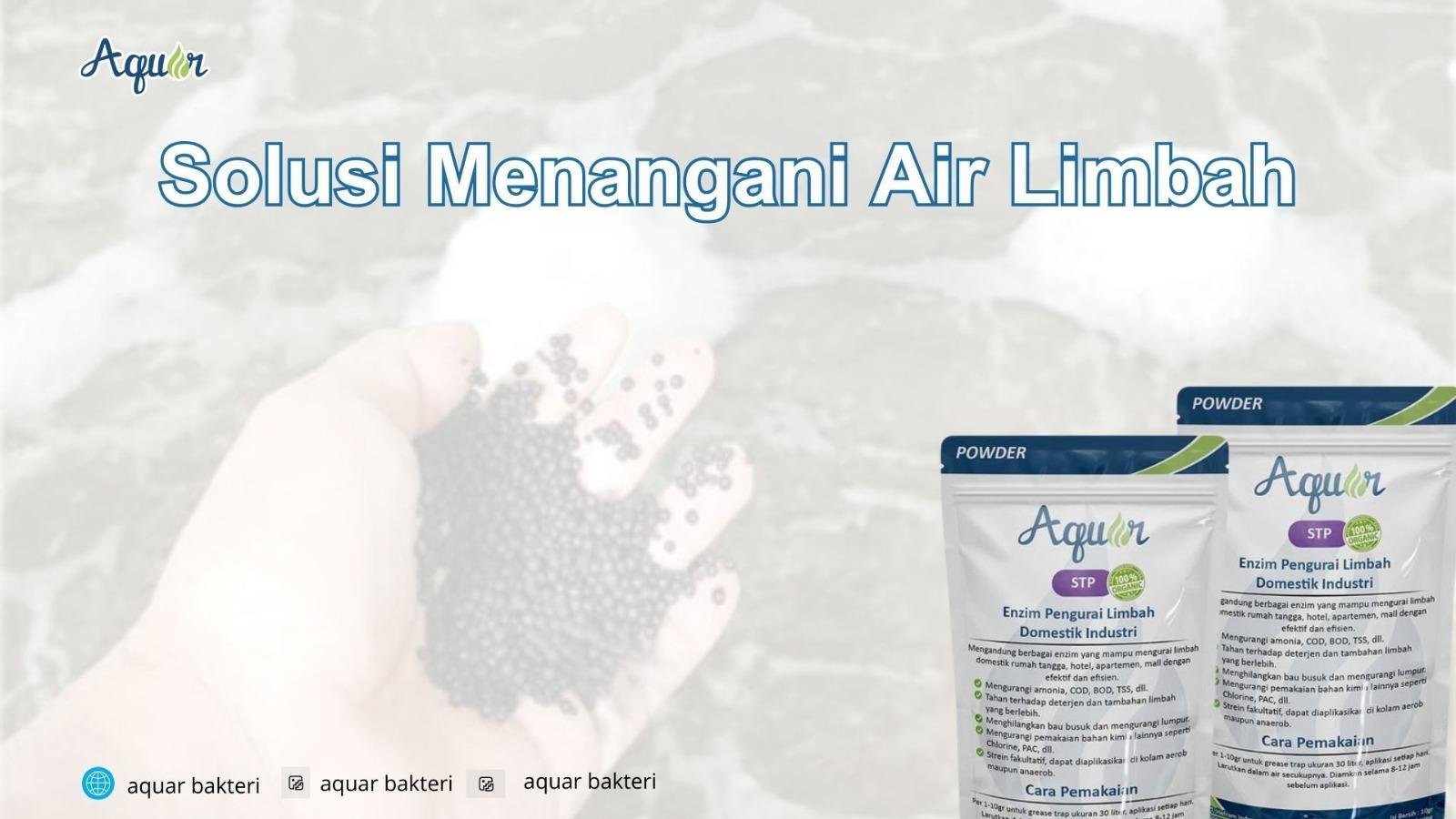 Solusi Menangani Air Limbah